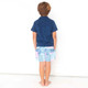 Shade Critters Boys Navy Terry Polo Shirt 4-12