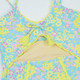 Detail of Shade Critters Cute Crochet Floral Girls One Piece Swimsuit