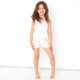 Shade Critters White Daisy Crochet Girls Top