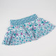 Shade Critters Swimwear Blue Floral Patchwork Cute Girls Ruffle Sun Skirt