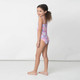 Shade Critters Cute Candy Swirl Girls One Shoulder One Piece Swimsuit