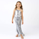 Shade Critters Swimsuit Silver Girls Sequin One Shoulder One Piece Swimsuit 3-10