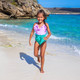 Lilac Shimmer Mermaid Water Appearing Girls One Piece Swimsuit 6m-6