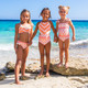 Shade Critters Swimsuit Summer Sorbet Girls Crochet Halter One Piece Swimsuit 2-14