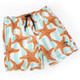 Detail of Starfish Stripe Boys 4 Way Stretch Swim Trunks 6m-10