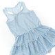 Detail of Blue Crochet Tank Dress Cover Up 3-14