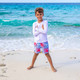 Shade Critters Swimsuit Octopus Waves Boys 4 Way Stretch Swim Trunks 6m-10