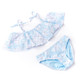Detail of Blue Skies Girls Ruffle Off the Shoulder Bikini 7-14