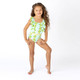 Shade Critters Swimsuit Citrus Grove Girls Ruffle Shoulder One Piece Swimsuit 6m-6