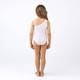 Shade Critters Alternative View of Swimsuit Light Pink Girls Daisy Sequin One Shoulder One Piece Swimsuit 3-10