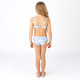Shade Critters Alternative View of Swimsuit Blue Floral Girls Tie Back Bikini 7-14