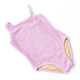 Children's Bathing Suit By Shade Critters Lavender Crinkle Girls One Shoulder One Piece Swimsuit 3t-14