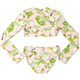 Children's Bathing Suit By Shade Critters Hibiscus Botanical Pink Girls Cropped Rashguard Swimsuit Set 4t-14
