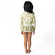 Kids Swim suit by Shade Critters Hibiscus Botanical Pink Girls Long Sleeve One Piece & Tutu Swimsuit Set 6m-6