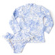 Detail of Shade Critters Tropical Blues Girls Rashguard Swimsuit Set 6m-6