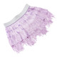 Detail of Shade Critters Purple Girls Fringe Skirt Cover Up 3t-10