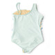 Best Kids Swimwear Brand Shade Critters Mint Girls Paillette One Shoulder One Piece Swimsuit 3t-10