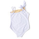 Shade Critters Summer Gardens Girls One Shoulder One Piece Swimsuit 3t-10