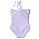 Best Kids Swimwear Brand Shade Critters Purple Girls Sequin Halter One Piece Swimsuit 3t-10