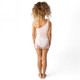 Best Kids Swimwear Brand Shade Critters Pink Girls Metallic One Shoulder & Skirt Swim Set 3t-10