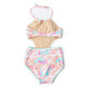 Kids Swim Brand Shade Critters Tutti Fruity Girls Crochet Halter One Piece Swimsuit 4t-14