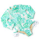 Shade Critters Charming Rose Girls Long Sleeve One Piece Swimsuit 6m-10