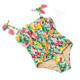 Cute Swimwear by Shade Critters Fruit Punch Girls Smocked One Piece Swimsuit 6m-10