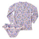 Shade Critters Blue Blossoms Girls Rashguard Swim Set 6m-6