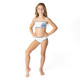 Best Kids Swimwear Brand Shade Critters White & Navy Girls Embroidered Two Piece Swimsuit 7-14