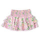 Kids Swim Brand Shade Critters Petal Pink Girls Smocked Ruffle Active Skirt 3-14