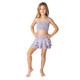 Kids Swim Brand Shade Critters Blue Blossoms Girls Smocked Ruffle Active Skirt 3-14