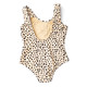 Shade Critters Dalmatian Leopard Girls Lace Up One Piece Swimsuit 3-10