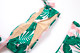 Shade Critters Closeup Pink Cabana Botanical Women's Bikini Set