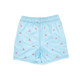 Back View of Water Appearing Sharks - Boys 4 Way Stretch Swim Trunks