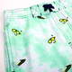 Toddler Boys - Mint Tie Dye with Embroidered Snorkels & Jet Skis - 4 Way Stretch Swim Trunks
