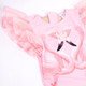 picture of SG01C-174 -tulle sleeve 1pc - pink flamingo