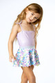 picture of SG01A-188 -ribbed 1pc w. rainbow paillette skirt - lilac