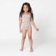 One Piece Smocked Girls 6m-10 Dalmation Leopard