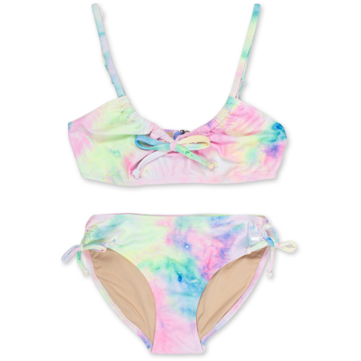 Charlie Tiedye Bikini Set 2 Piece Two Piece Rainbow 