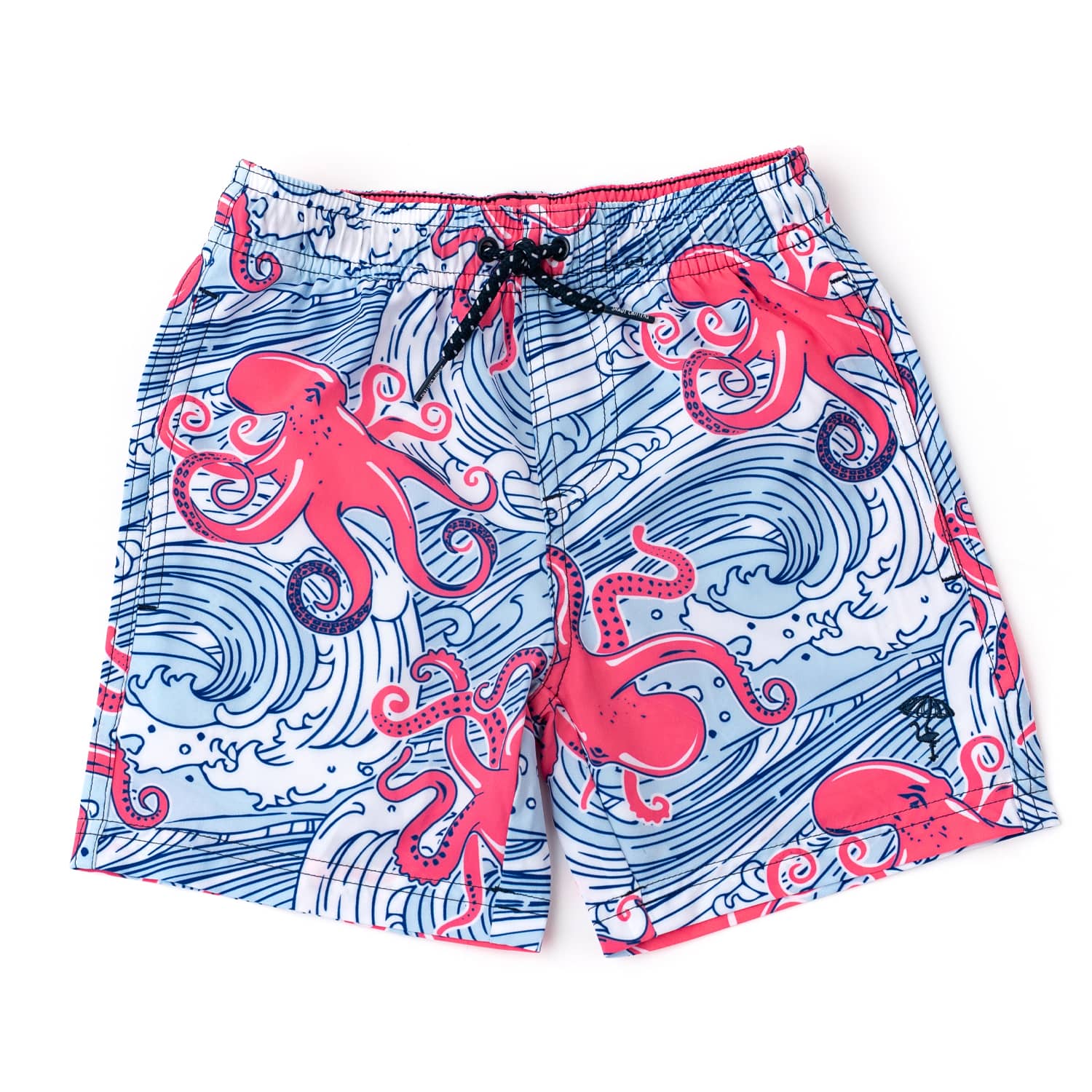 Octopus Waves Boys 4 Way Stretch Swim Trunks 6m-10