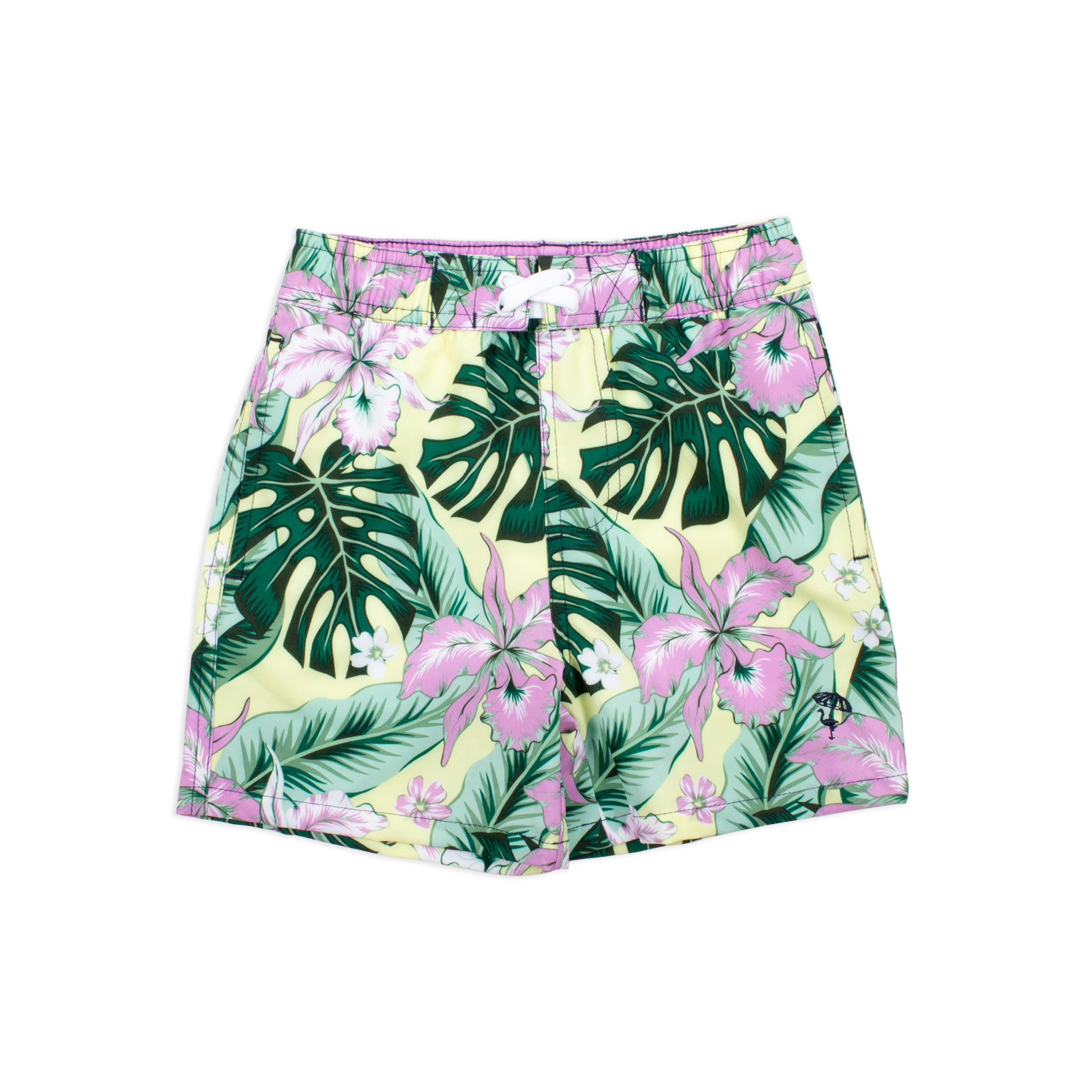 4 Way Stretch Swim Trunks- Tropical Oasis - Shade Critters