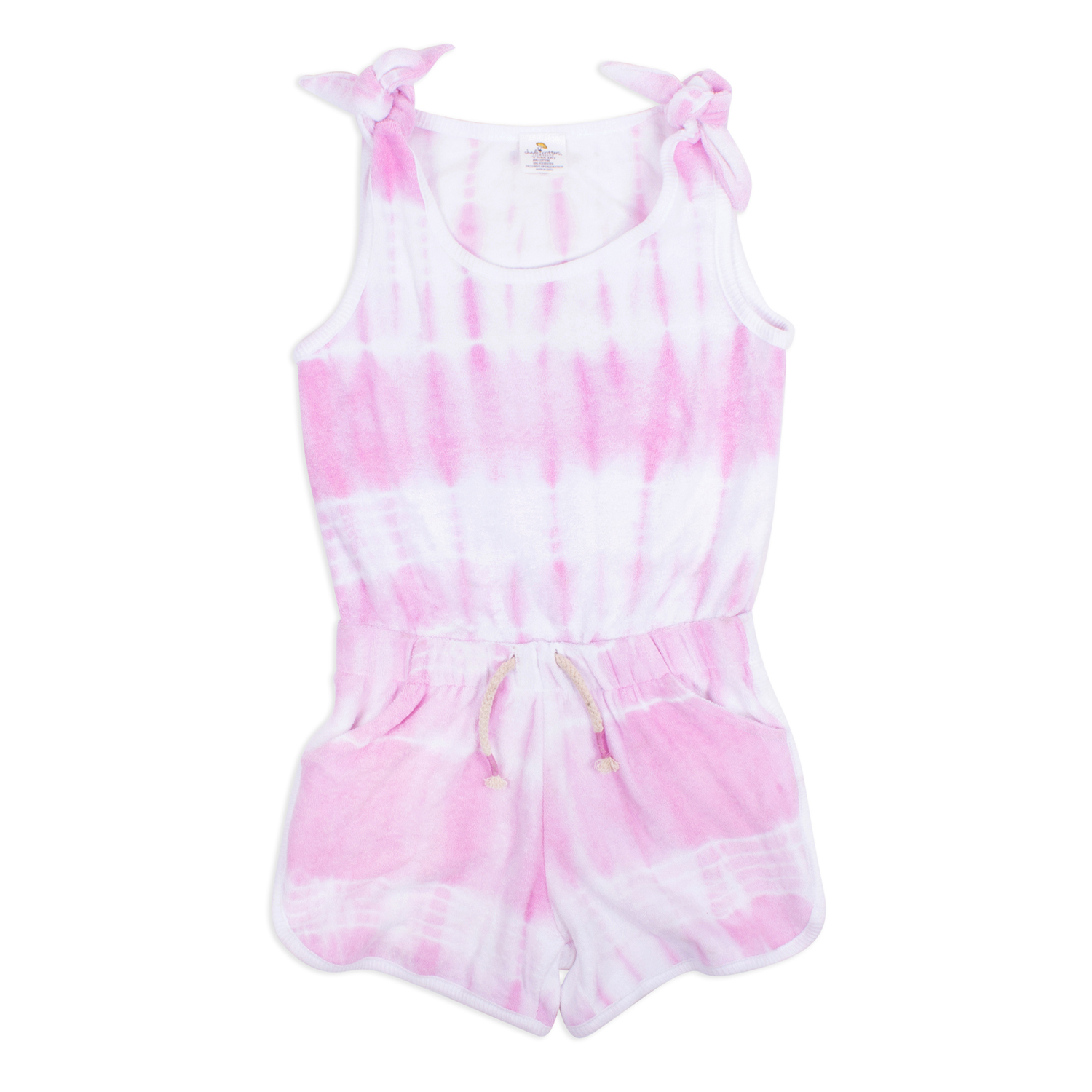 Cotton Terry Tie Dye Romper - Purple - Shade Critters