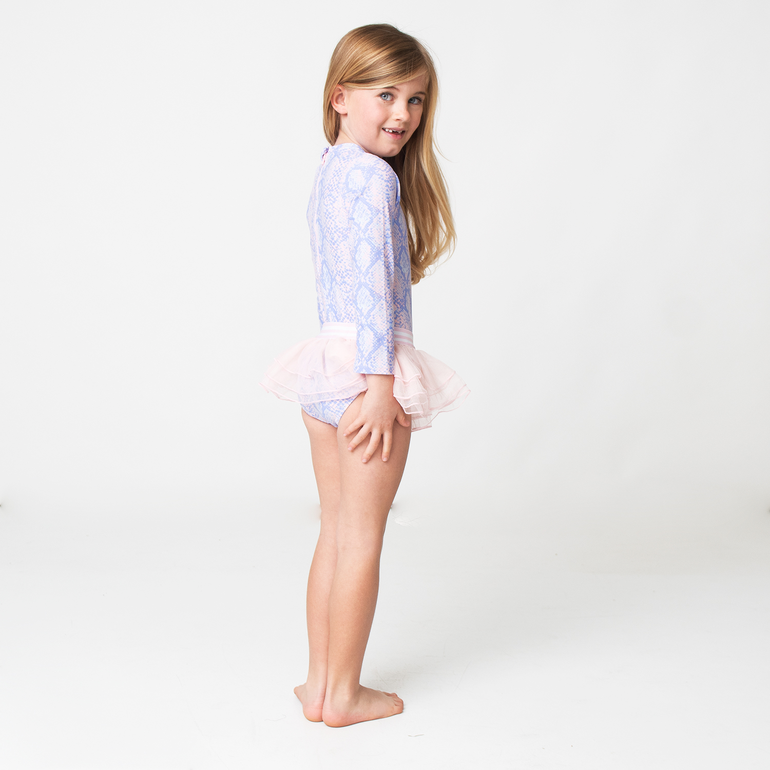 洋書 Super sweet girls 2 Multi Python One Piece Long Sleeve w/ Tutu Girls (6m-18m