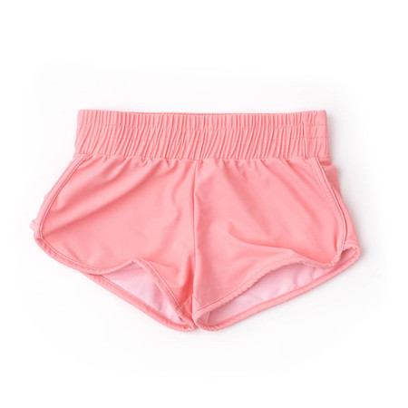 Coral Girls Smocked Waist Active Shorts 3-14 - Shade Critters