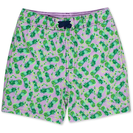 4 Way Stretch Swim Trunks Boys 6m-6 Pineapple Lilac - Shade Critters