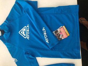 ADRENALIN RASHIE JNR- BRIGHT BLUE ADRENALIN RASHIE JNR- BRIGHT BLUE