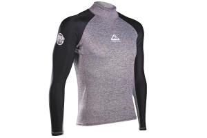 ADRENALIN MENS LONG SLEEVE RASH TOP GREY/BLACK ADRENALIN MENS LONG SLEEVE RASH TOP GREY/BLACK
