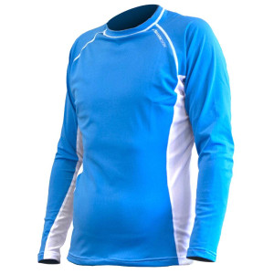 SHARKSKIN RAPID DRY RASHIE - LONG SLEEVE BLUE/WHITE 12659 SHARKSKIN RAPID DRY RASHIE - LONG SLEEVE BLUE/WHITE 12659