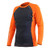 SHARKSKIN RAPID DRY RASHIE - LONG SLEEVE CHARCOAL/ORANGE