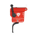 TriggerTech Diamond Single-Stage Flat Trigger 0.25-2 lb for Remington 700, Black/Red